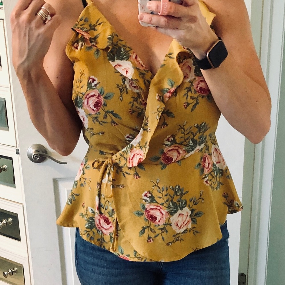 Floral dressy date night camisole